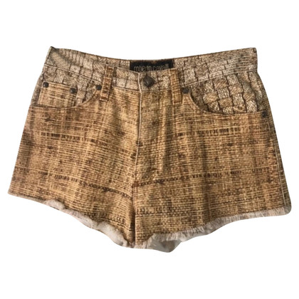 Roberto Cavalli Shorts aus Baumwolle in Gelb
