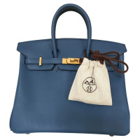 Hermès Birkin Bag 25 Leather in Blue
