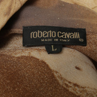 Roberto Cavalli Silk blouse with pattern mix