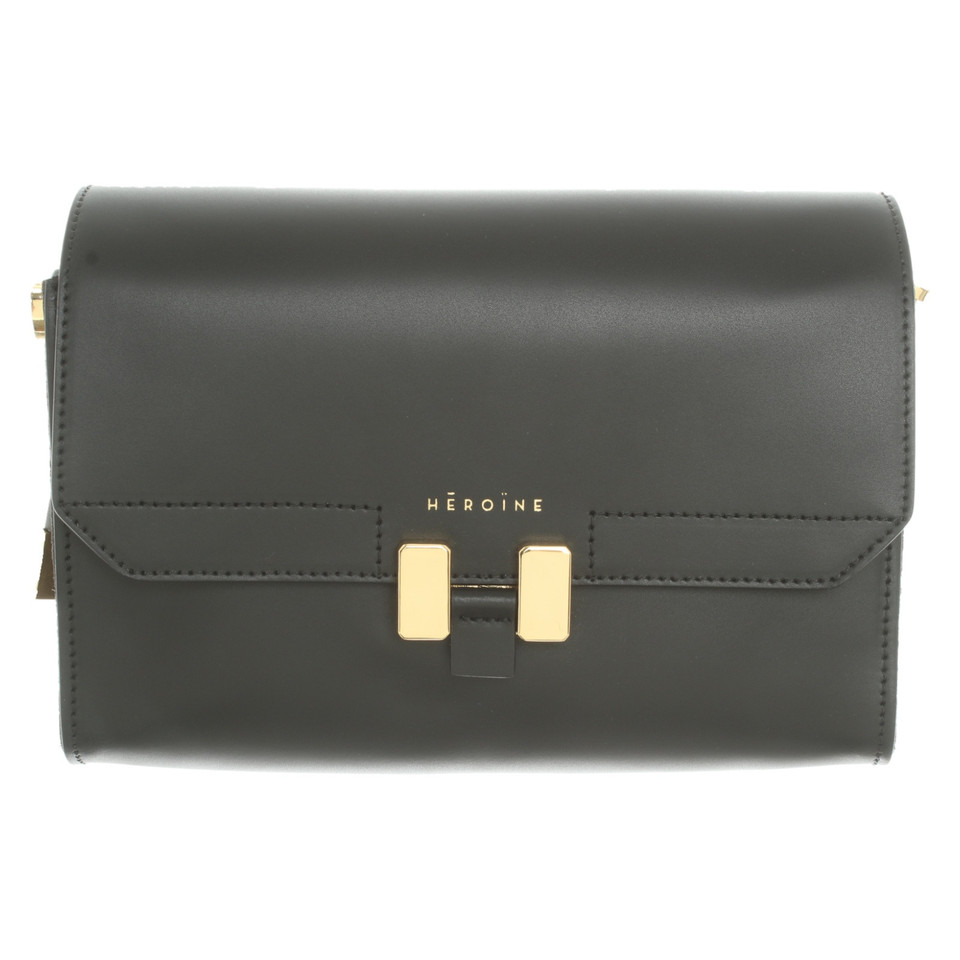 Maison Heroine Shoulder bag Leather in Black