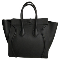 Céline Luggage Mini Leather in Black