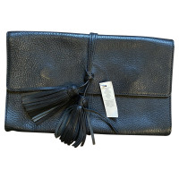 Polo Ralph Lauren Clutch Bag Leather in Black