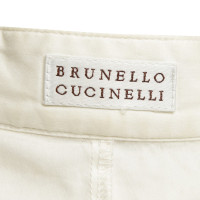 Brunello Cucinelli Ärmellose Bluse aus Seide