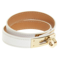 Hermès Bracelet/Wristband Leather in White