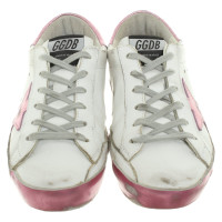 Golden Goose Sneakers in white / pink