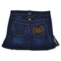 Dolce & Gabbana Skirt Cotton in Blue