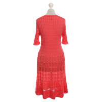 Missoni Korallrotes knit dress