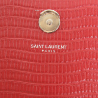 Saint Laurent "Classic Small Monogram" in het rood