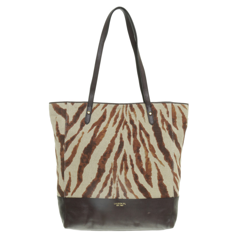 Ralph Lauren Tote Bag mit Animal Print