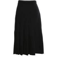Yves Saint Laurent Pleated skirt in black