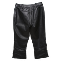 Dolce & Gabbana Pantaloni di pelle nera
