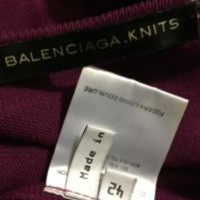 Balenciaga Knit dress in berry