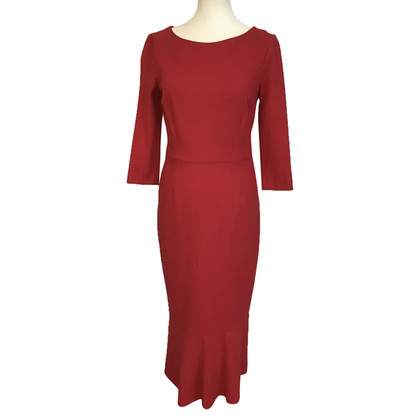 Goat Kleid aus Viskose in Rot