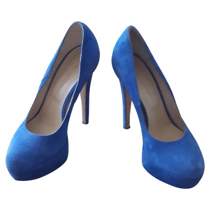 Flavio Castellani Chaussures compensées en Daim en Bleu