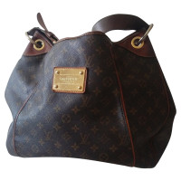 Louis Vuitton Shopper aus Leder in Braun