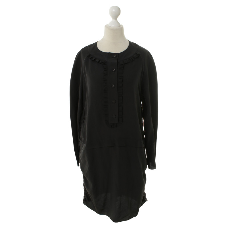 Marni Black silk dress