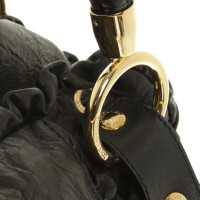 Dolce & Gabbana lederen tas in zwart