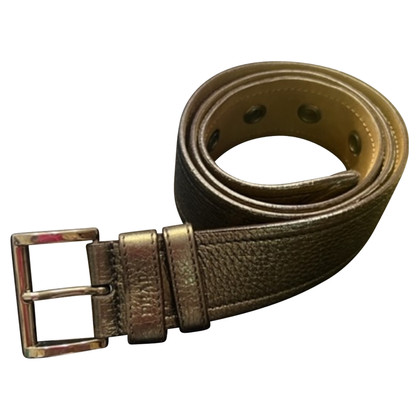 Prada Belt Leather in Gold