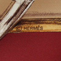 Hermès silk carré scarf "A Propos de Bottes"