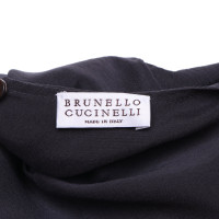 Brunello Cucinelli Senza maniche Top in antracite