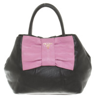Prada Handbag in black / pink