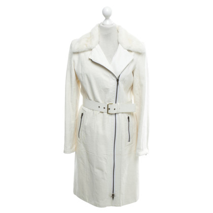 Céline Coat in warm white