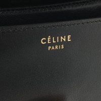 Céline Classic Bag Medium Leer in Zwart