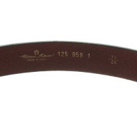 Aigner Brown red leather belt