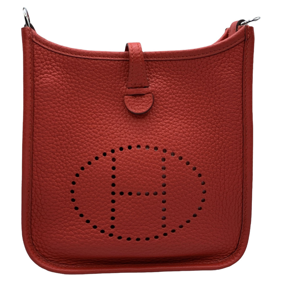 Hermès Evelyne TPM 17 aus Leder in Rot