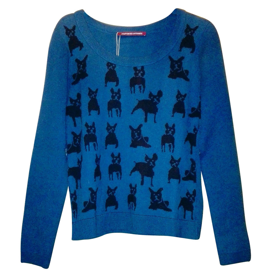 Comptoir Des Cotonniers Sweater with dog motif
