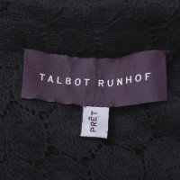 Talbot Runhof Manteau de dentelle