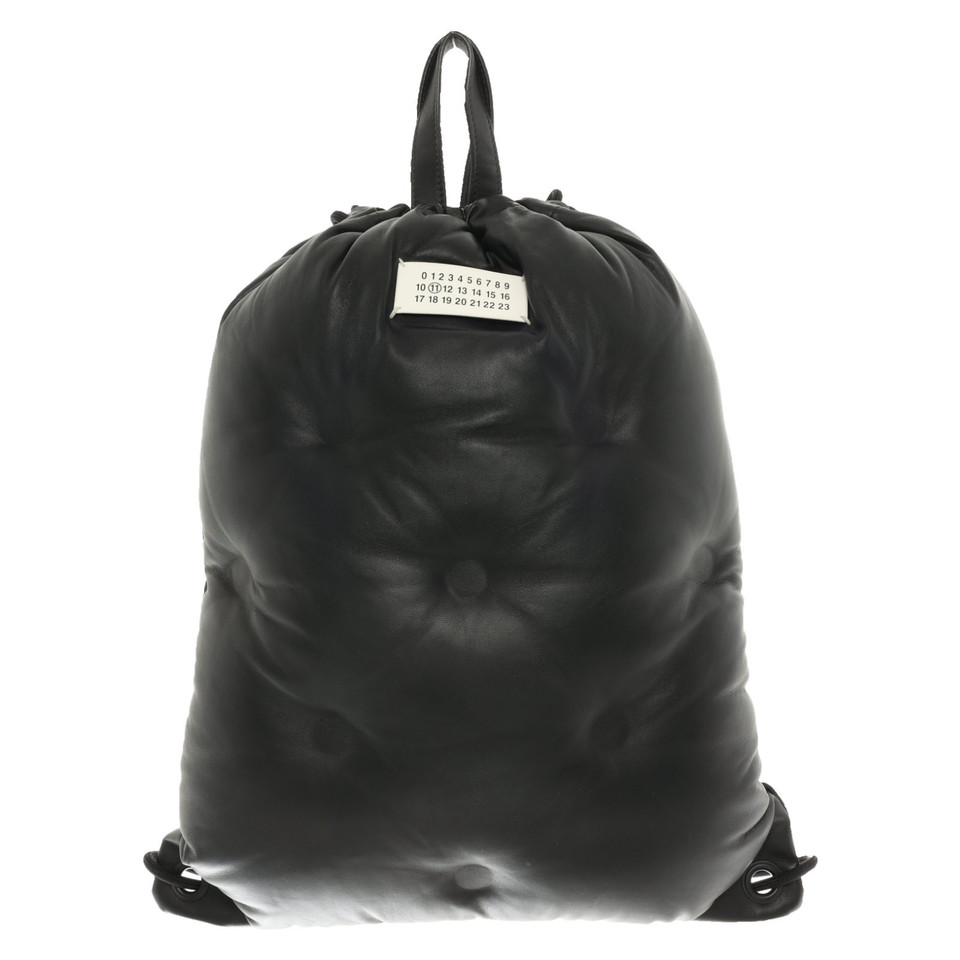 Maison Martin Margiela Backpack Leather in Black