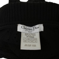 Christian Dior Top nero con applicazione