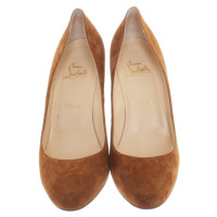 Christian Louboutin Suede pumps in light brown