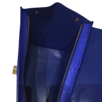Céline Trapeze Medium Leather in Blue