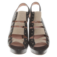 Paco Gil Sandals Leather in Black