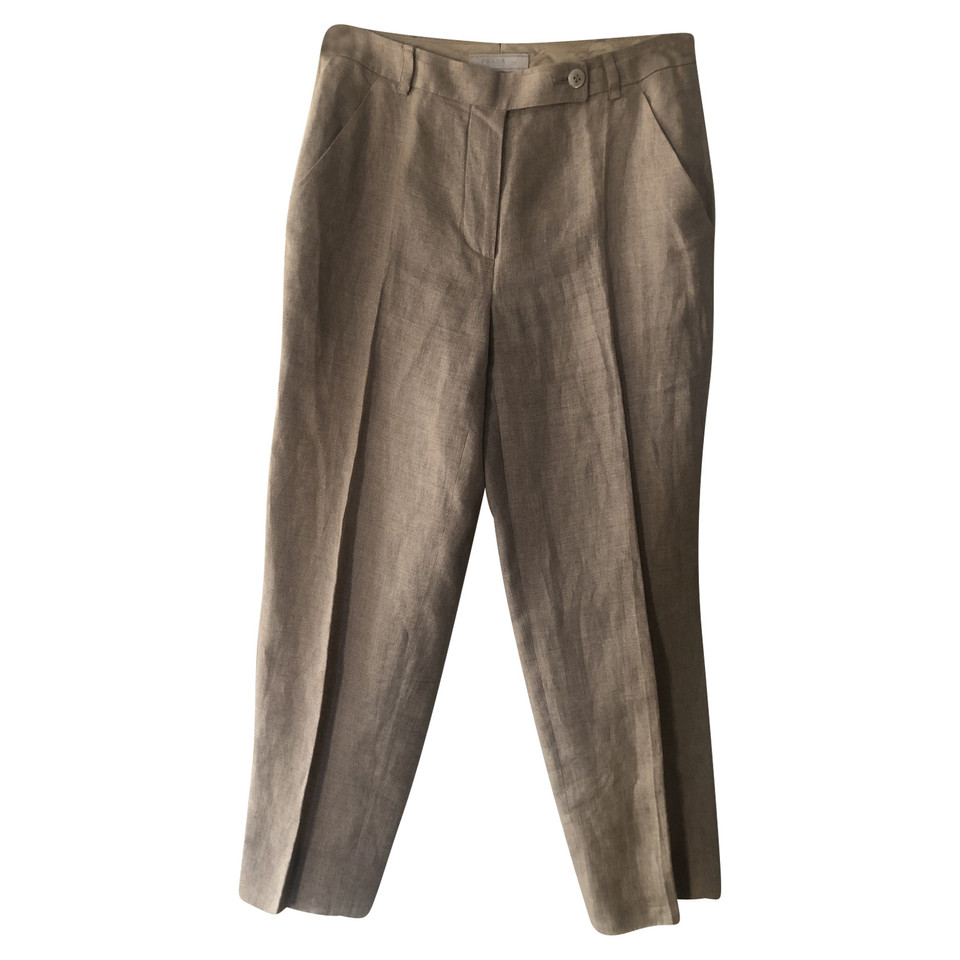 Prada Paire de Pantalon en Coton en Beige