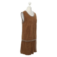 Max & Moi Dress Suede in Brown