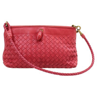 Bottega Veneta Clutch Bag Leather in Pink