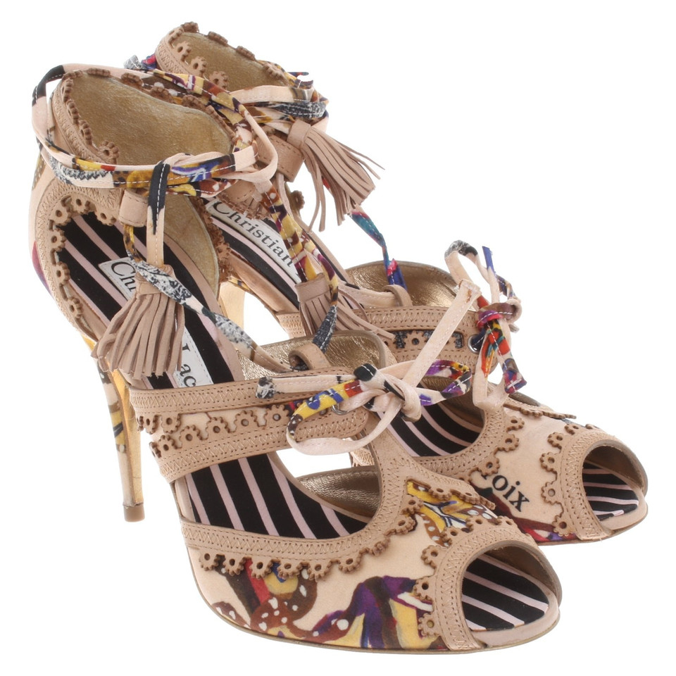 Christian Lacroix Sandals with pattern