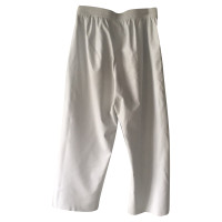 Mm6 By Maison Margiela Synthetic leather pants in white