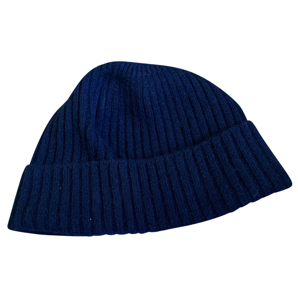 Max Mara Hat/Cap Cashmere in Blue