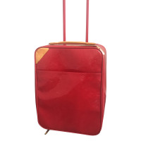 Louis Vuitton Reisetasche aus Lackleder in Rot