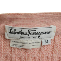 Salvatore Ferragamo Wollen vest in roze