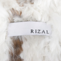 Rizal Giacca/Cappotto in Pelliccia in Crema