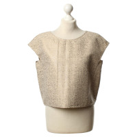 Max Mara Crop-Top in Beige