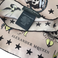 Alexander McQueen Tuch mit Skull-Motiven