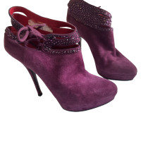 Cesare Paciotti Ankle boots Suede in Violet