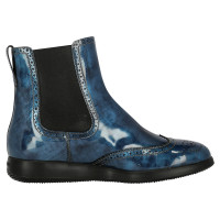 Hogan Ankle boots Leather in Blue