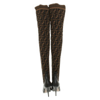 Fendi Bottes en Marron